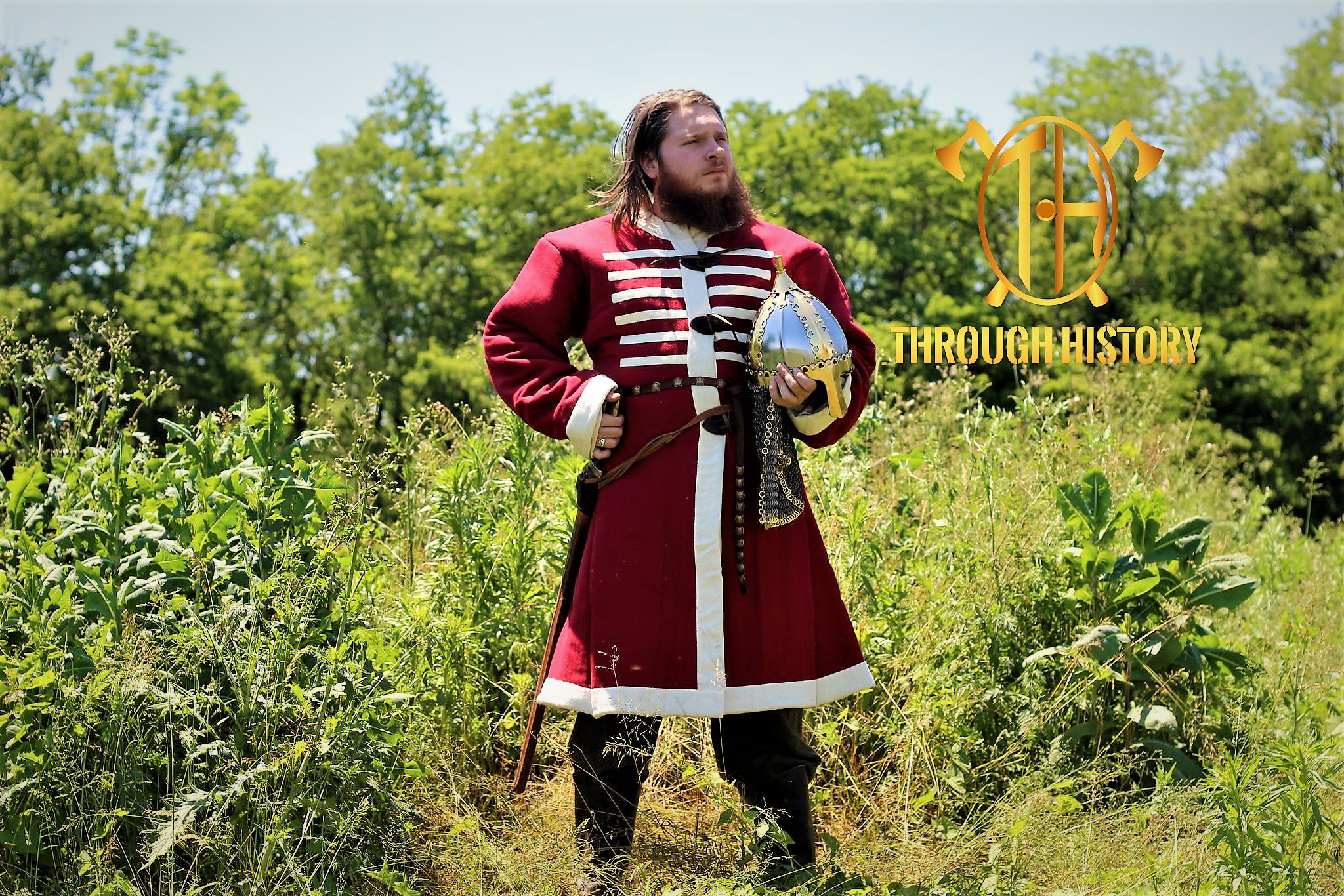 Tunique de combat kaftan, reproduction historique — reconstitution viking orientale | Through History