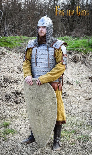 Casque Sainte-Sophie (Snail Helmet), reproduction historique en acier (Empire byzantin) — reconstitution médiévale | Through History