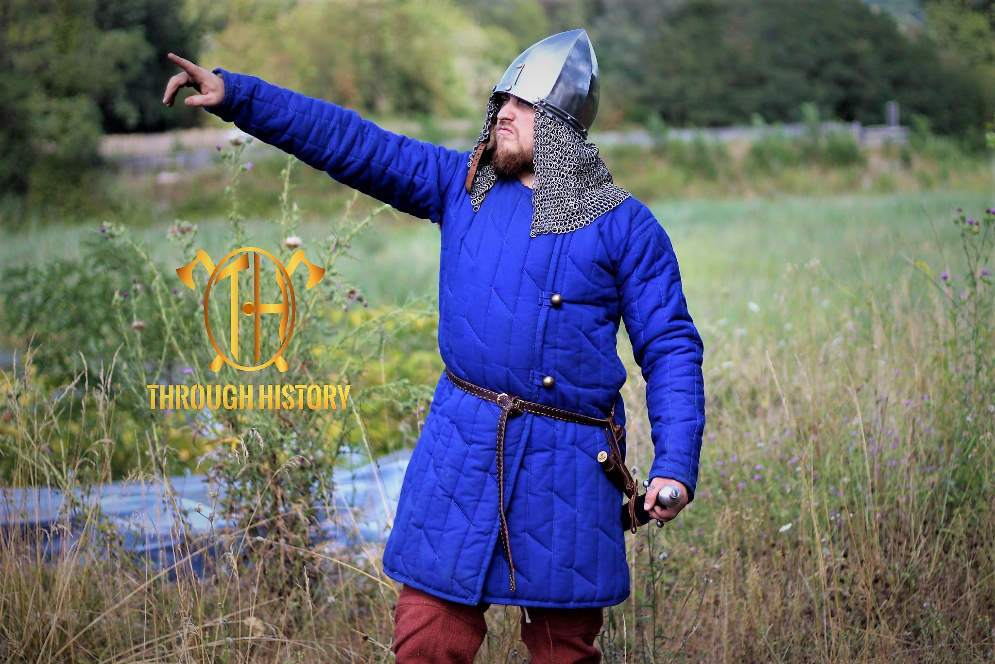 Tunique de combat bambakion byzantine, reproduction historique — reconstitution médiévale | Through History