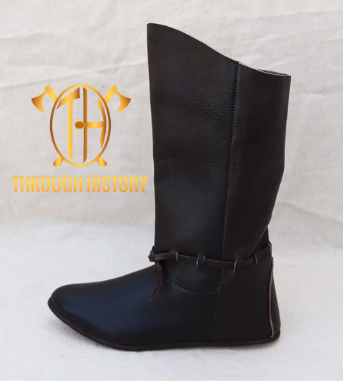 Chaussures Pskov / Hedeby, reproduction historique en cuir — costume viking | Through History