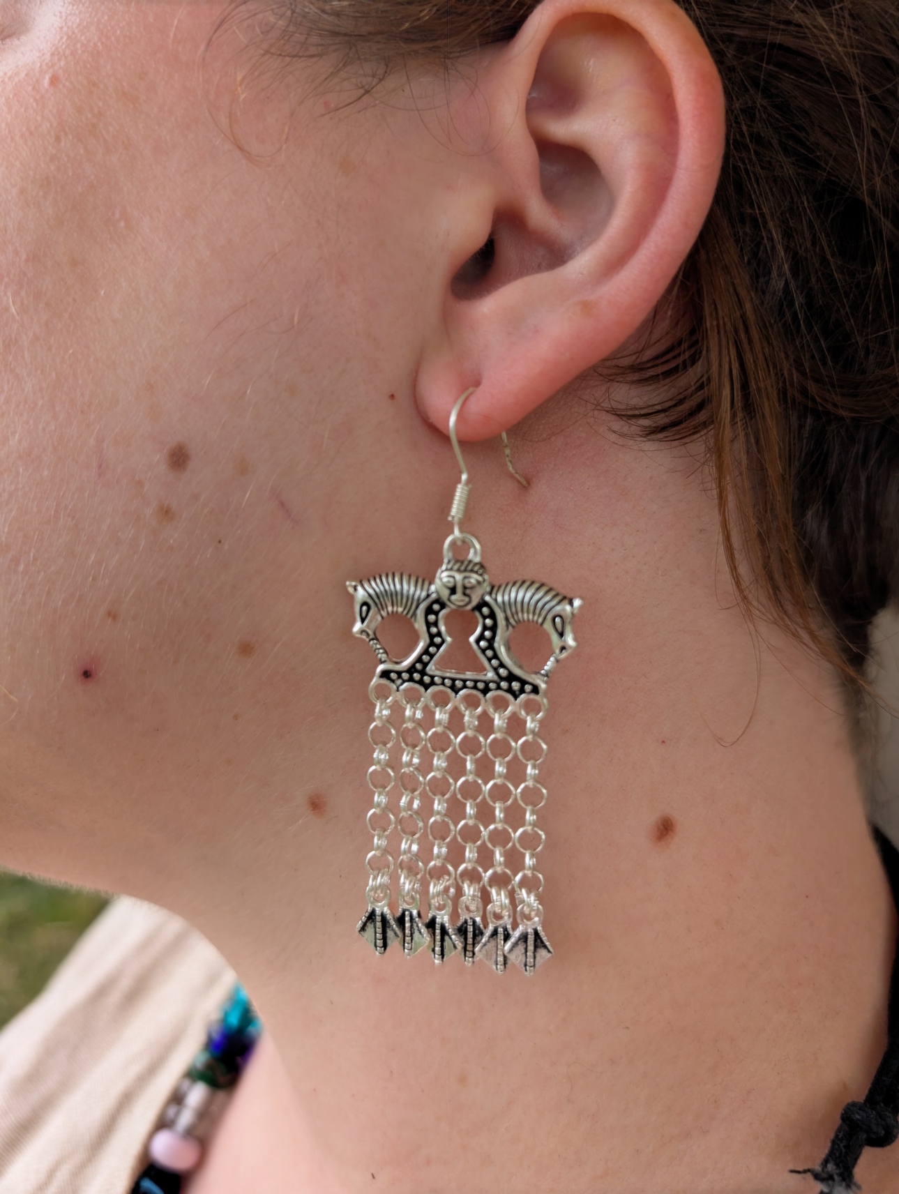 Boucle d'oreille Ladoga, reproduction historique (Rus) — reconstitution viking | Through History