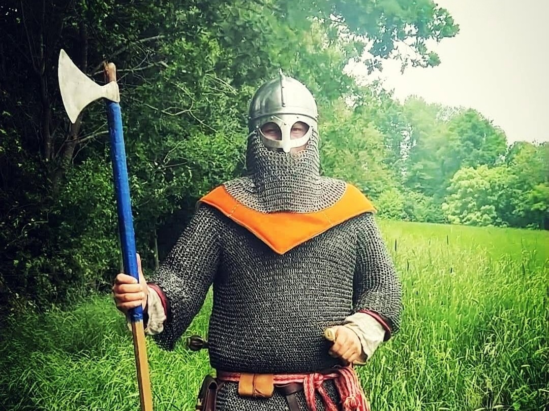 Cotte de maille Gjermundbu, reproduction historique en acier (Norvège) — reconstitution viking | Through History