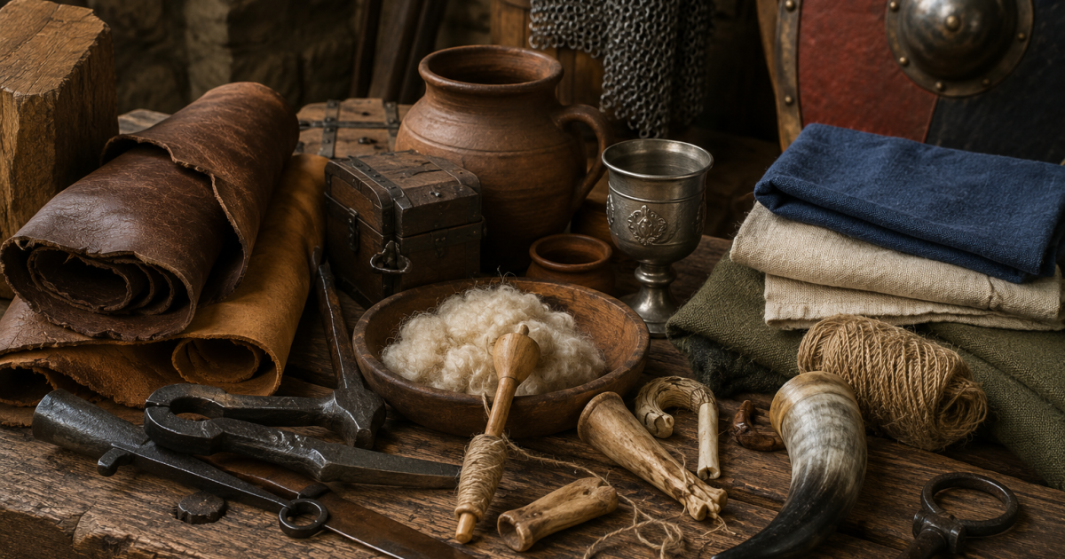 objets du Moyen-Âge
