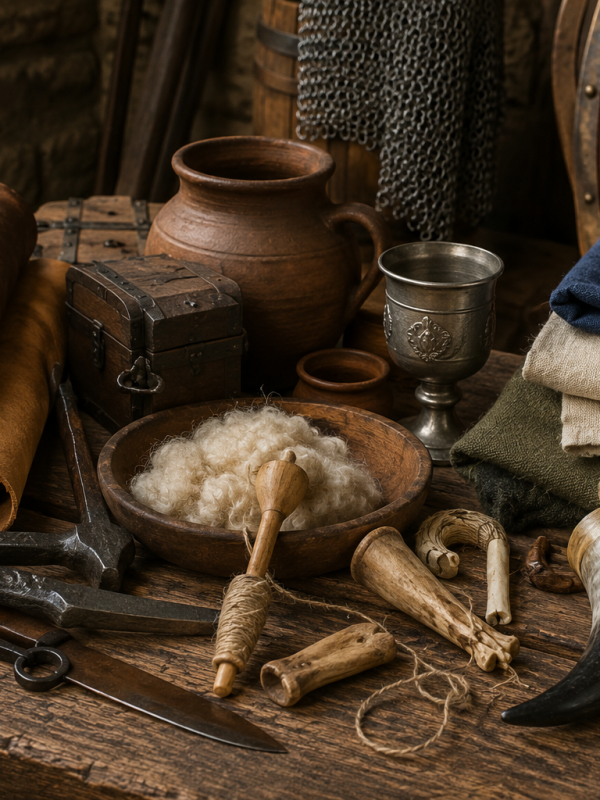 objets du Moyen-Âge